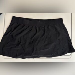 Aqua Green Black Swim Skirt With Attached Brief New Without Tags Women Size XL